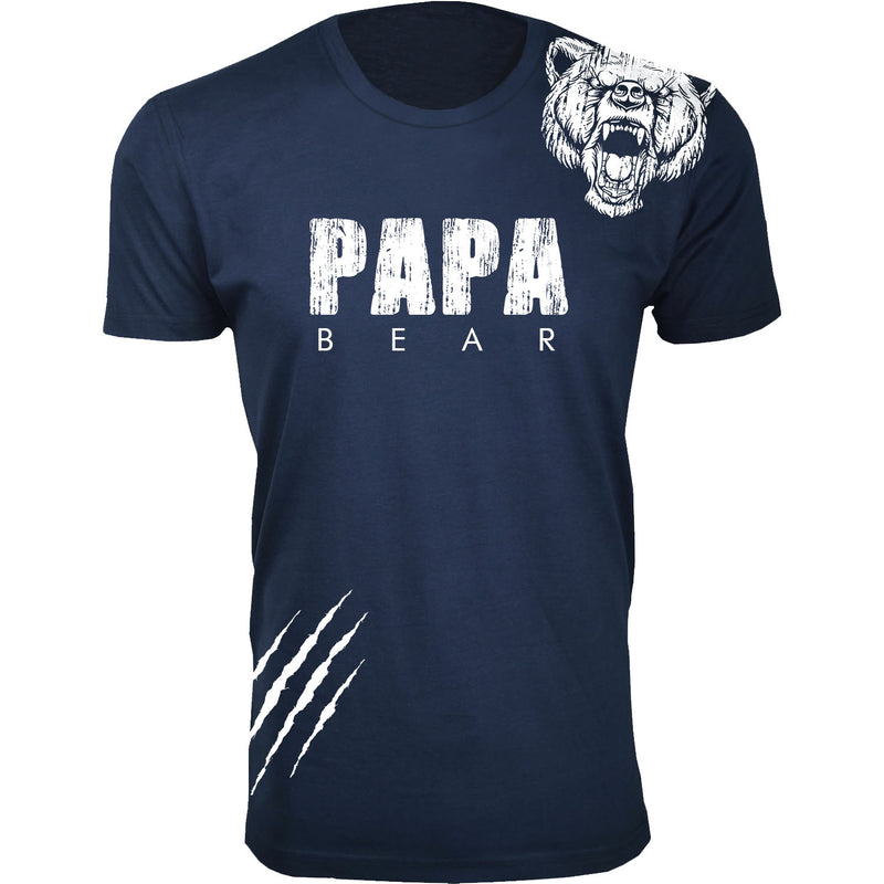 Men's Papa Bear Scratch T-shirts