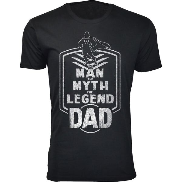 Men's The Man The Myth The Legend Dad Badge T-shirts