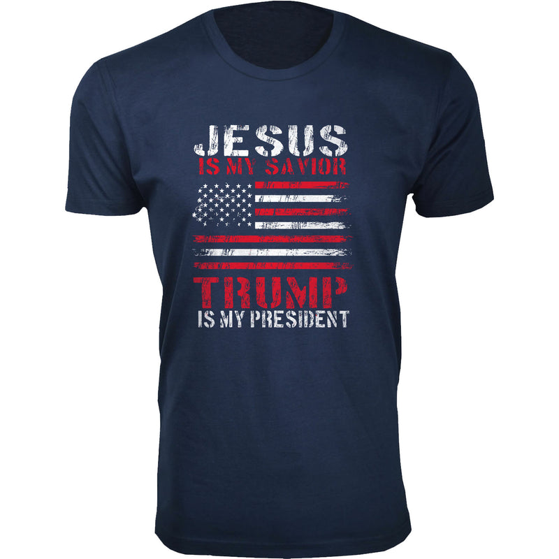 Men's Political - Jesus is My Savior Trump is My President