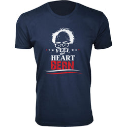 Men's Political - Bernie Feel The Heart Bern