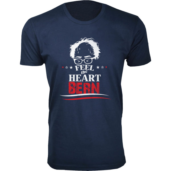 Men's Political - Bernie Feel The Heart Bern