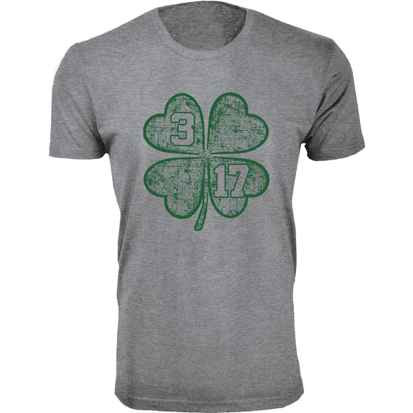 Men's St. Patrick's Day Lucky T-Shirts - Clover 3 17