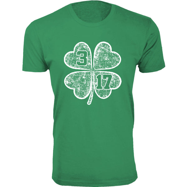Men's St. Patrick's Day Lucky T-Shirts - Clover 3 17