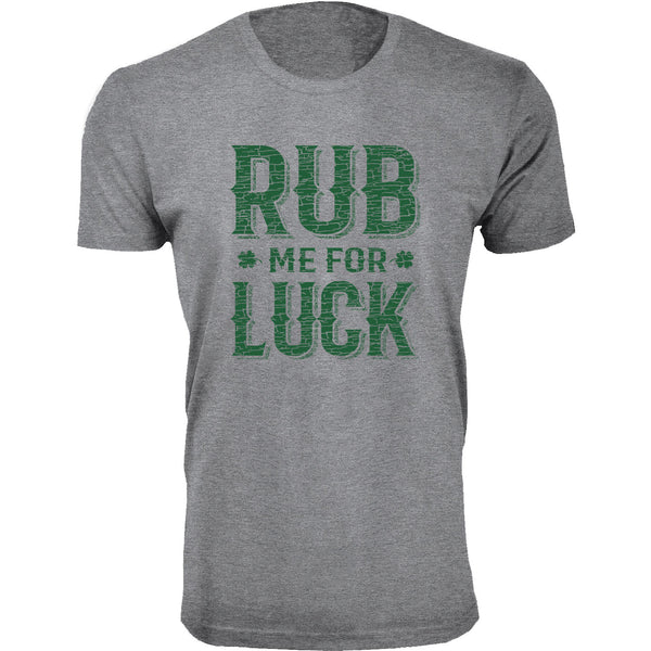 Men's St. Patrick's Day Lucky T-Shirts - Rub Me for Luck