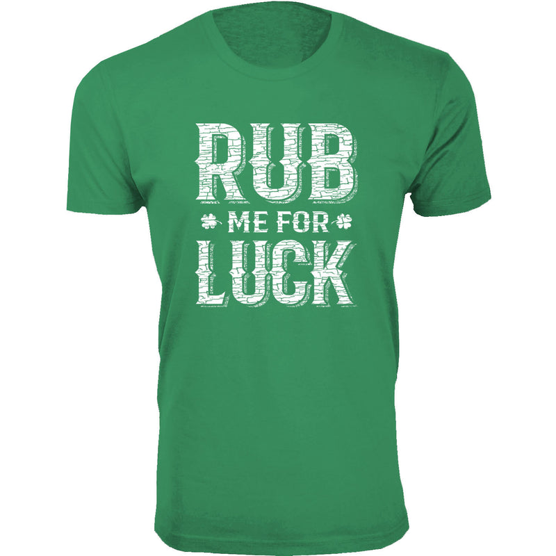 Men's St. Patrick's Day Lucky T-Shirts - Rub Me for Luck