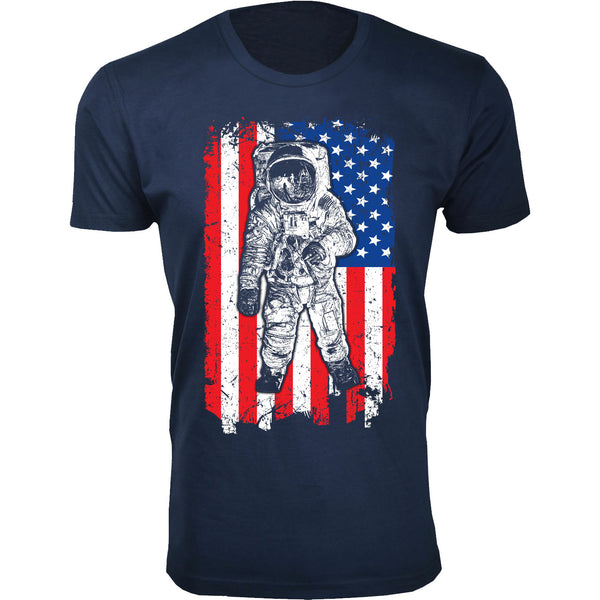 Men's - 4th of July - Astronaut American Flag