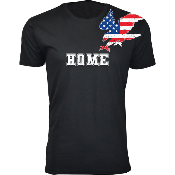 Men's - 4th of July - Eagle Grunge Flag Shoulder Home