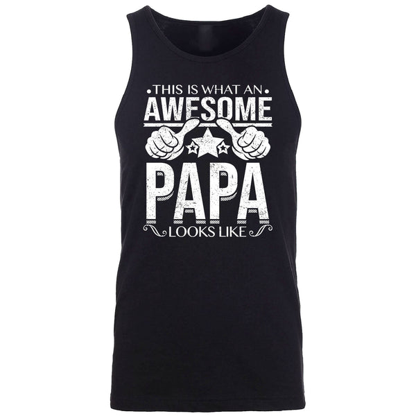 Men's - This is What an Awesome PaPa Looks Like Tank Top