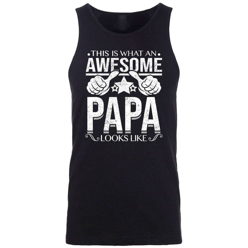 Men's - This is What an Awesome PaPa Looks Like Tank Top