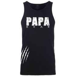 Men's - Papa Bear Scratch Tank Top