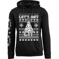 Women Christmas - Let's Get Lit Pullover