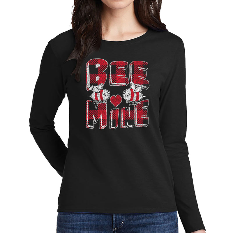 Women's Valentine Day - Bee Mine Long Sleeve