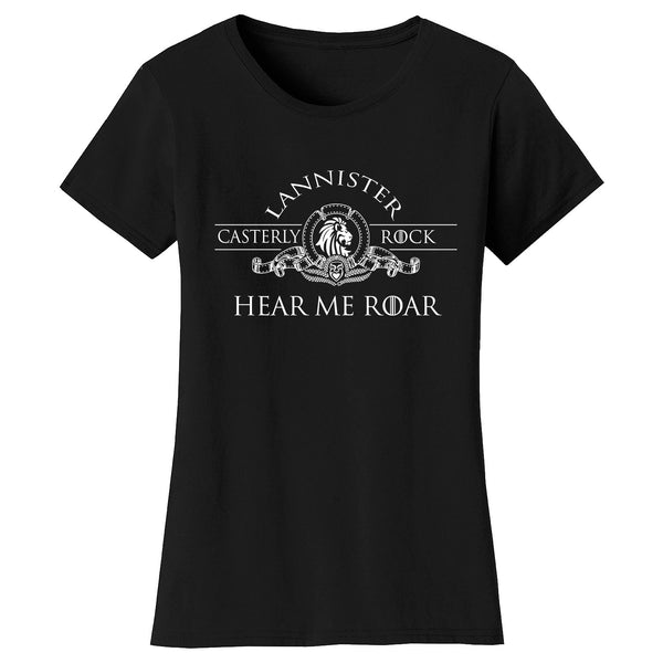 Women's Thrones and Dragon's T-shirts - Lannister Hear Me Roar