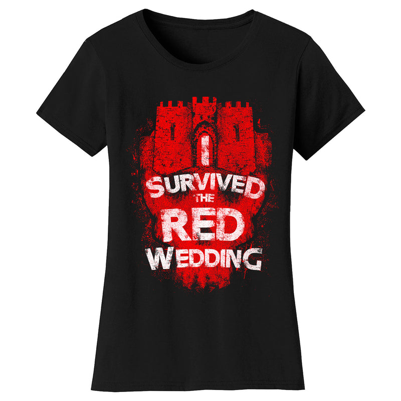 Women's Thrones and Dragon's T-shirts - Survived The Red Wedding