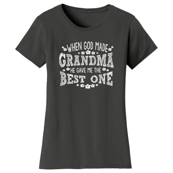 Mother's Day - When God Made Grandma He Gave Me The Best One