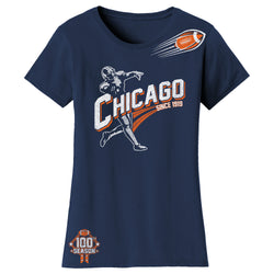 Women's Ballers Football T-Shirts - Chicago