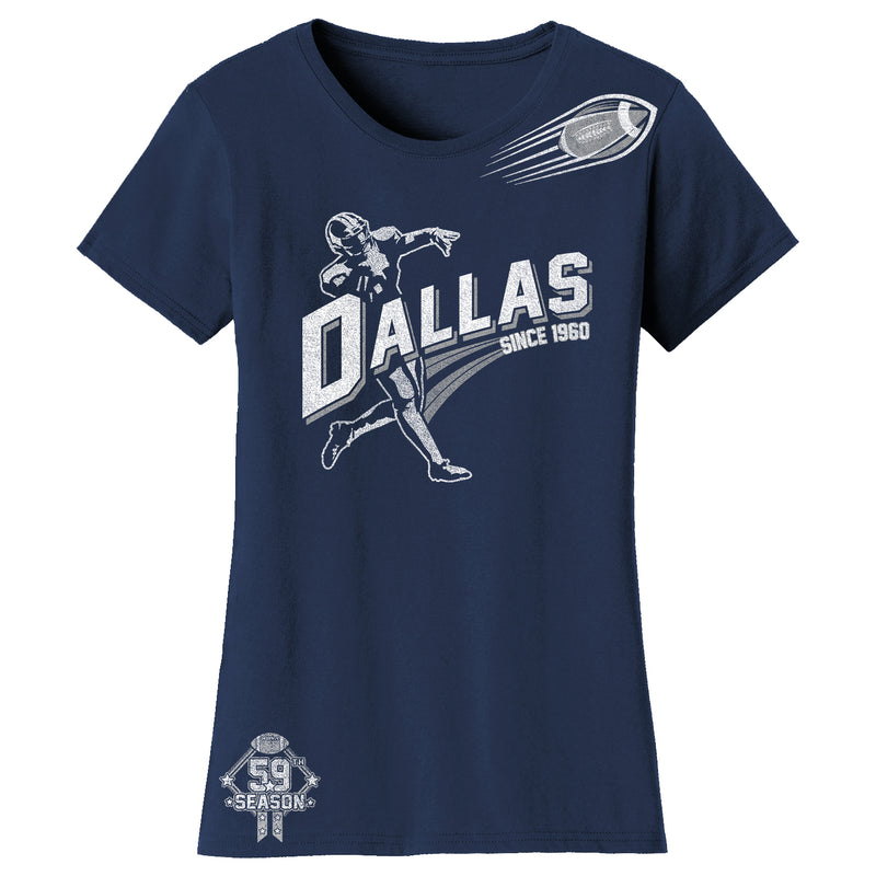 Women's Ballers Football T-Shirts - Dallas