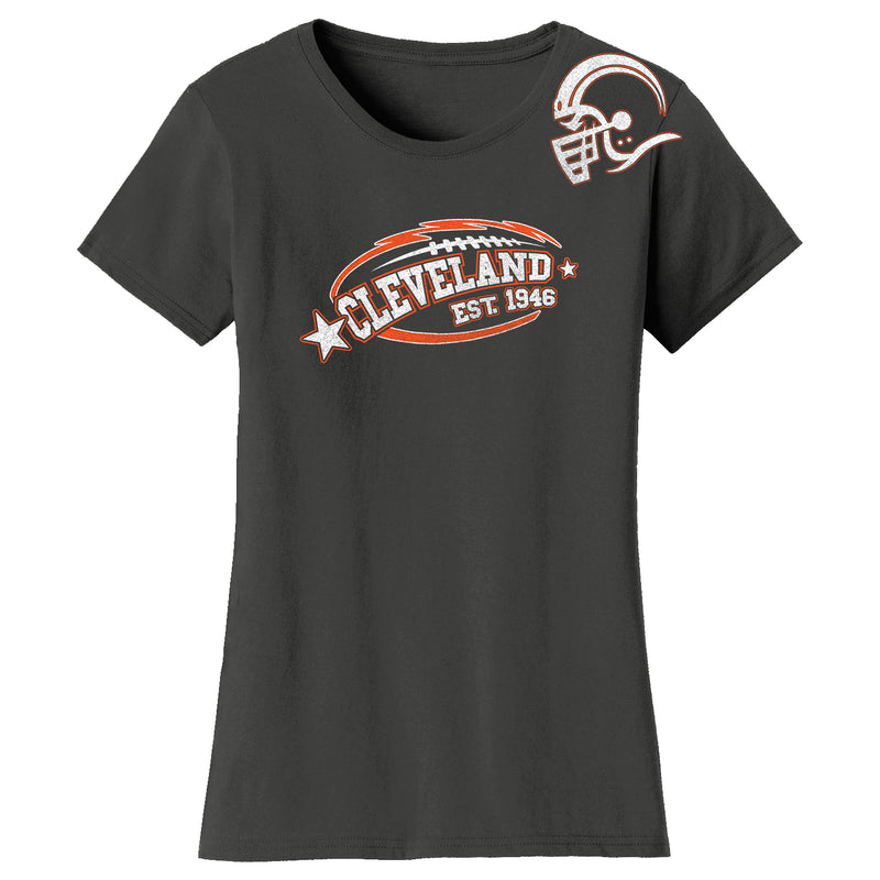 Women's All-Star Football T-Shirts - Cleveland