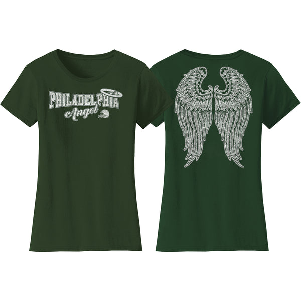 Women's Football Angel T-Shirts - Philadelphia