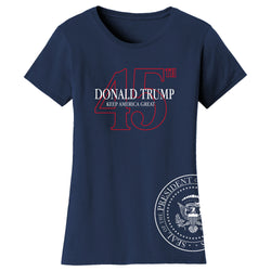 Women's Political - 45th Donald Trump Keep America Great