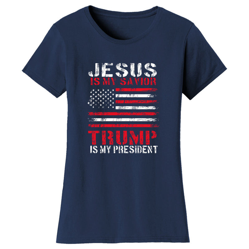 Women's Political - Jesus is My Savior Trump is My President