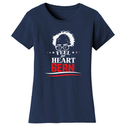 Women's Political - Bernie Feel The Heart Bern