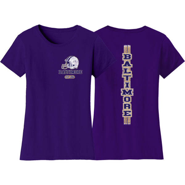 women's Game Day Football T-Shirts - Baltimore