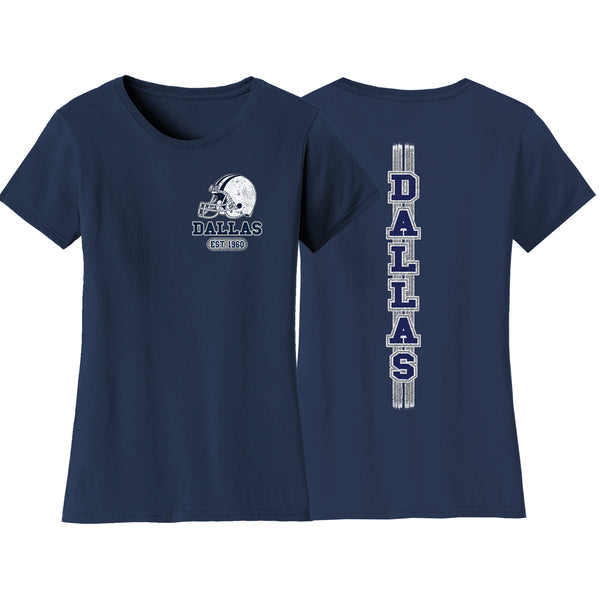 Women's Game Day Football T-Shirts - Dallas