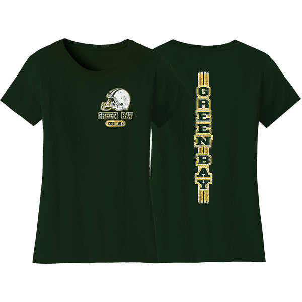 Women's Game Day Football T-Shirts - Green Bay