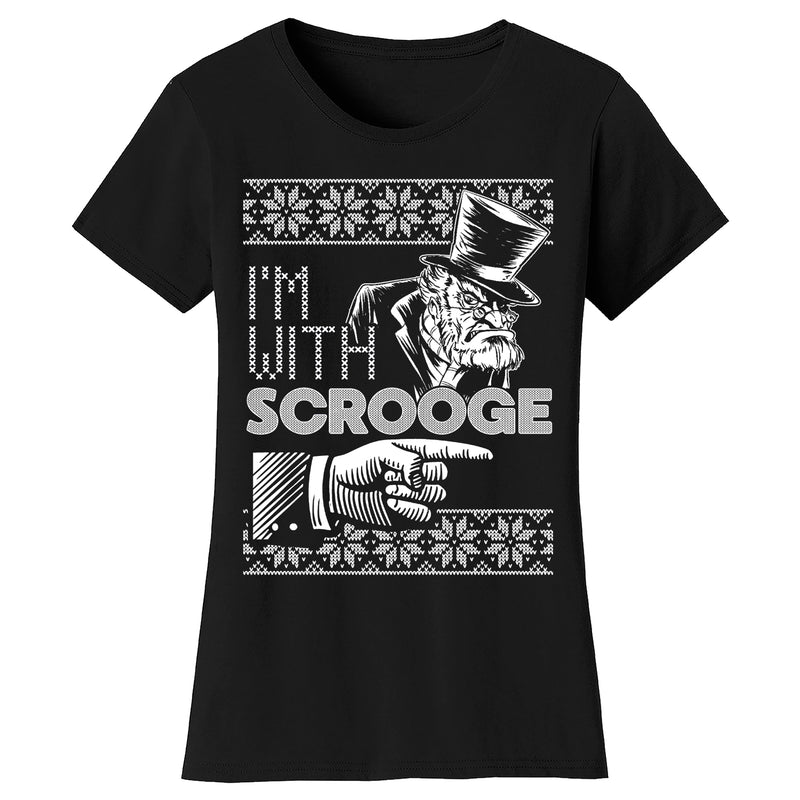 Women's Christmas - I'm With Scrooge