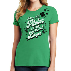 Women's St. Patrick's Day Lucky T-Shirts - Last Longer