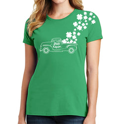 Women's St. Patrick's Day Lucky T-Shirts - Irish Luck Truck