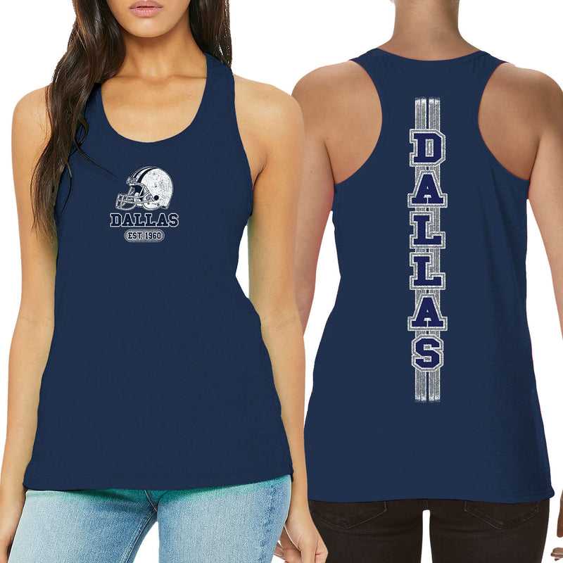 Women's Tank Top - Football Teams Game Day Dallas