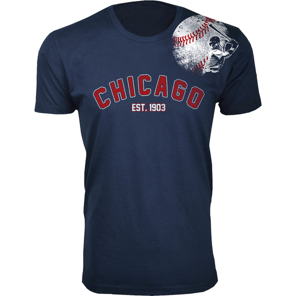 Men's Batter Up Baseball T-shirts - Chicago