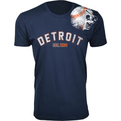 Men's Batter Up Baseball T-shirts - Detriot