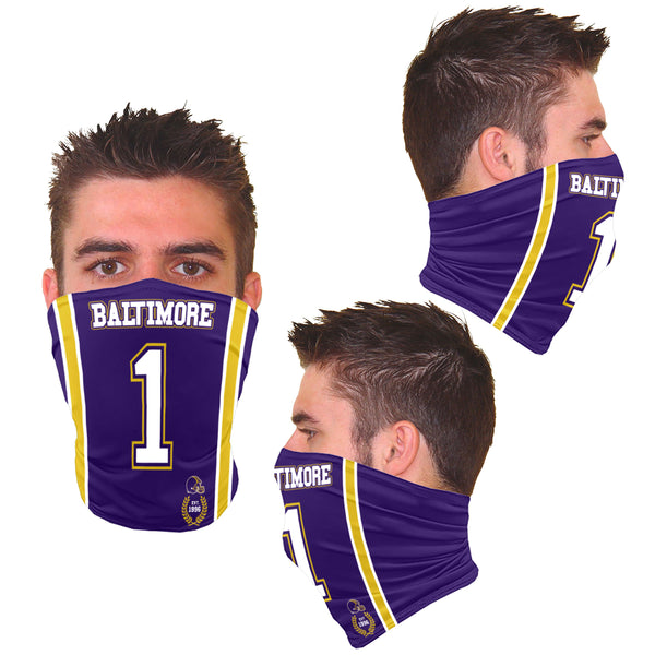 Unisex Football Jersey Gaiter - Baltimore