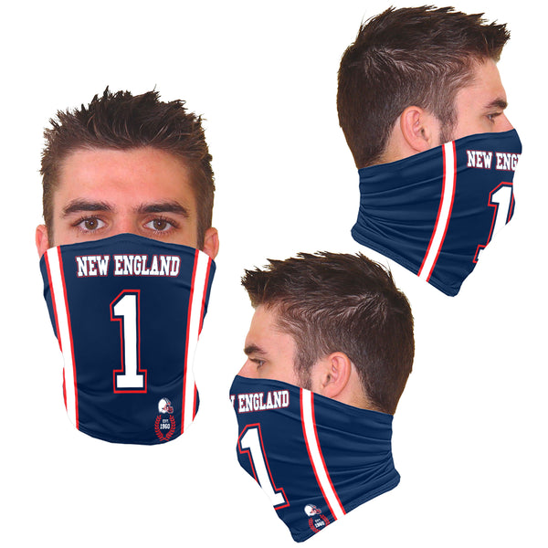 Unisex Football Jersey Gaiter - New England