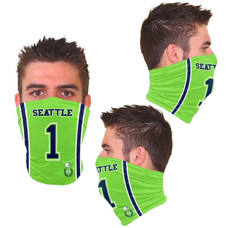 Unisex Football Jersey Gaiter - Seattle