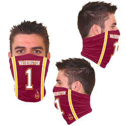 Unisex Football Jersey Gaiter - Washington