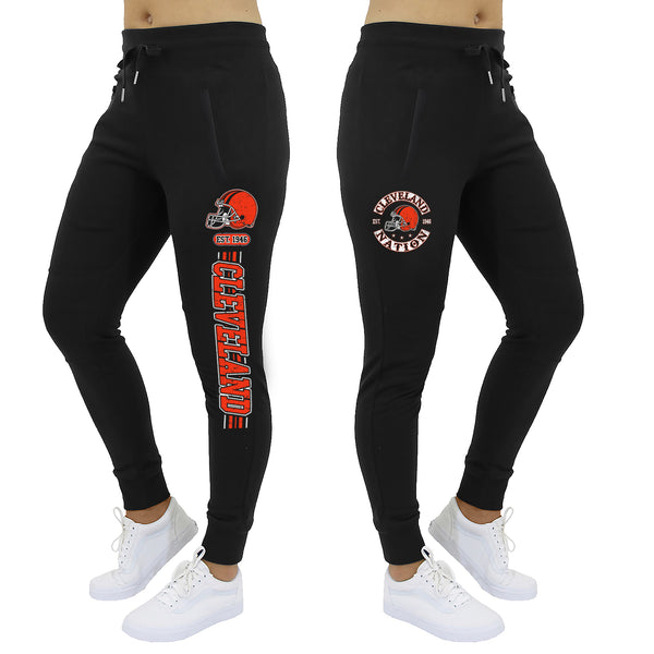 Women's - Football Stripes Jogger - Cleveland