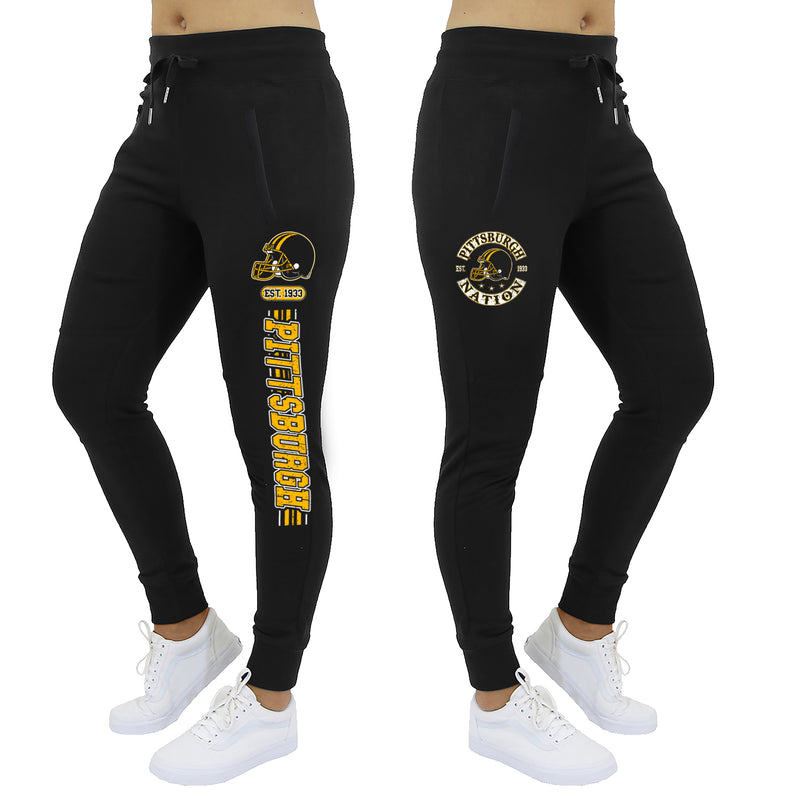 Women's - Football Stripes Jogger - Pittsburgh