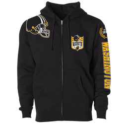 Men's Football Home Team Zip Up Hoodie - Washington