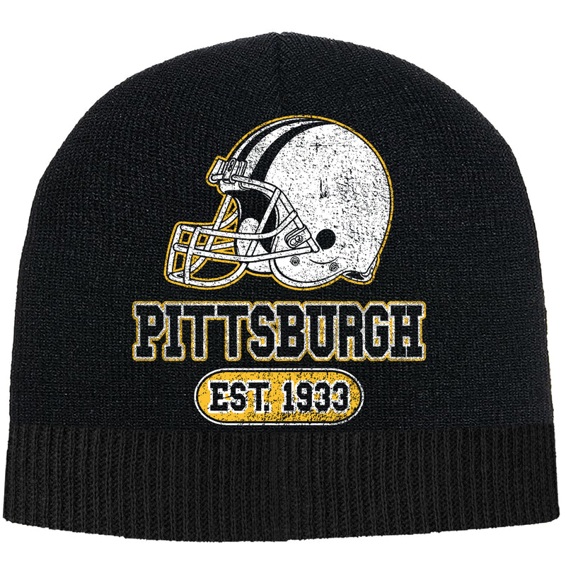 Football Beanie - Pittsburgh