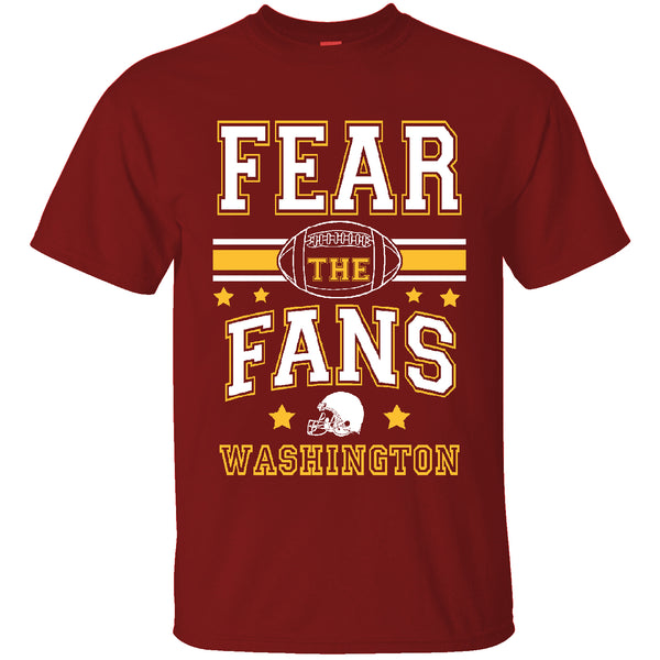 Men's Football Fear The Fans T-shirts - Washington