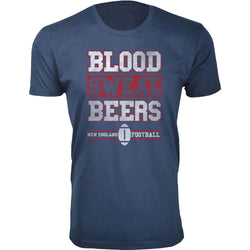 Men's Blood Sweat & Beers Football T-Shirts - New England