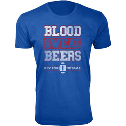 Men's Blood Sweat & Beers Football T-Shirts - New York