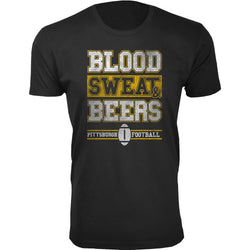 Men's Blood Sweat & Beers Football T-Shirts - Pittsburgh