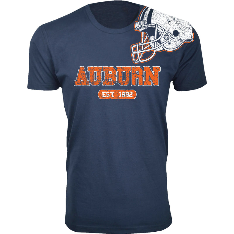 Men's Awesome College Football Helmet T-shirts - Auburn