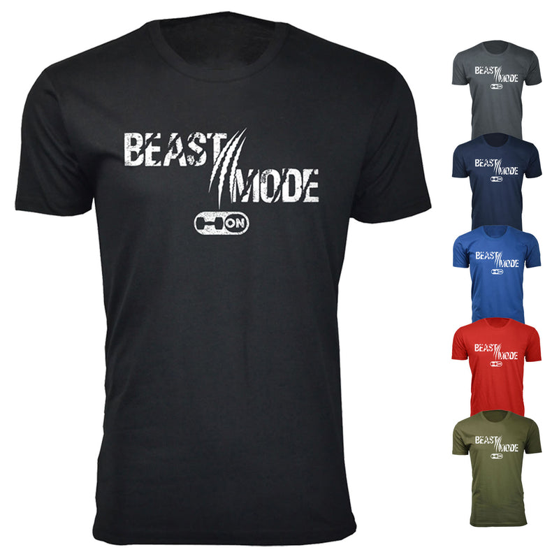 Men's - Gym - Beast Mode On Scratch T-shirts