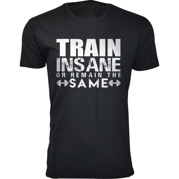 Men's Train Insane or Remain The Same Workout T-shirts